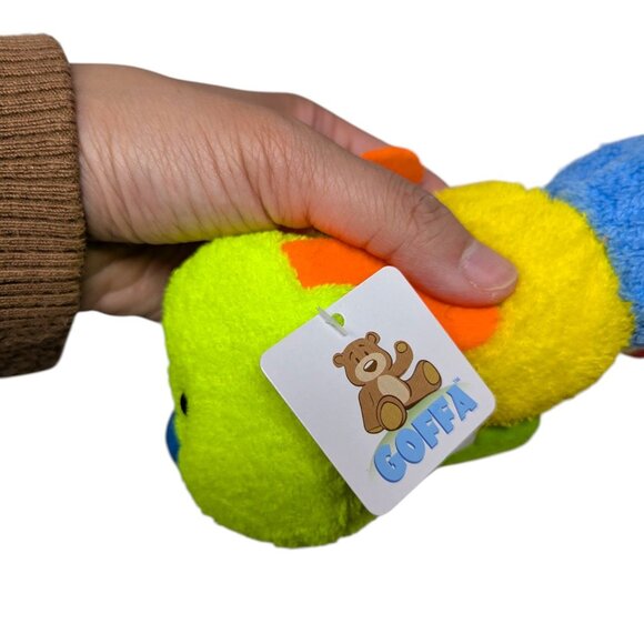 Goffa Rainbow Caterpillar Plush Stuffed Animal Soft Toy 12" Small - Picture 5 of 8